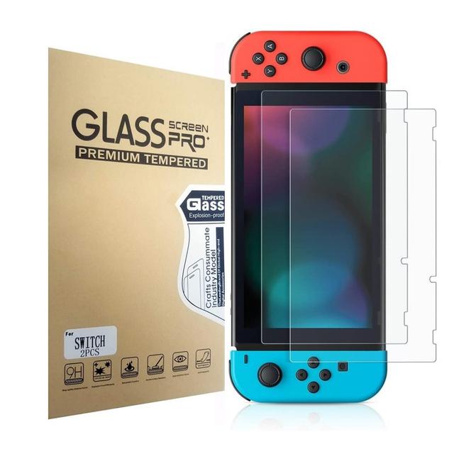 TEMU 2 Packs Screen Protector Tempered Glass Premium Anti-scratch Screen Protector For Switch