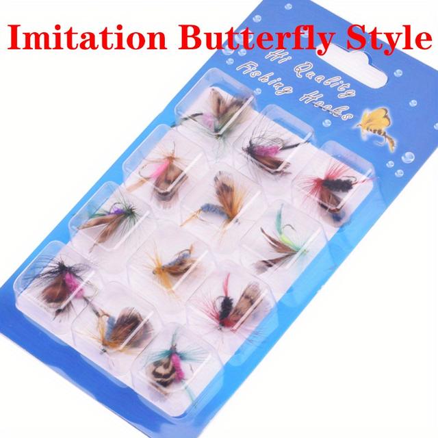 TEMU Still 12pcs Fly Fishing Lure Set, Bionic Hard Bait, Plastic Artificial Fish Lure For Fly Fishing