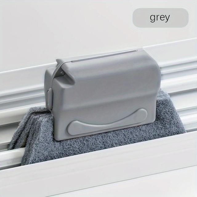 TEMU 1pc, Tool For Cleaning Window Slots, Brush Designed For Window Sills, Household Edge Cleaning Tool For Narrow Spaces