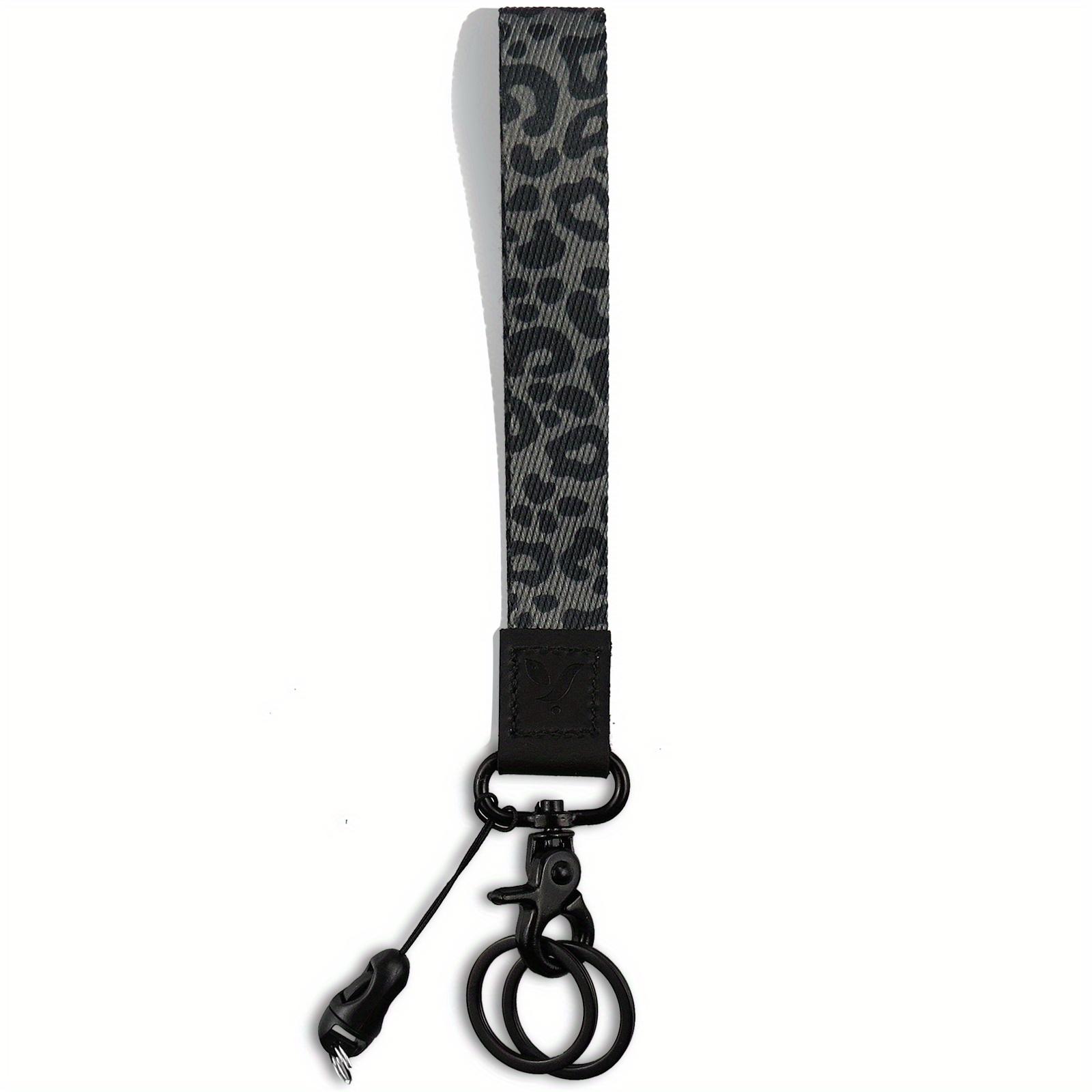 TEMU 1pc Llavero de Muñeca Moderno para Mujeres y Hombres, Portallaves, Cordón de Muñeca para Llaves (Leopardo )