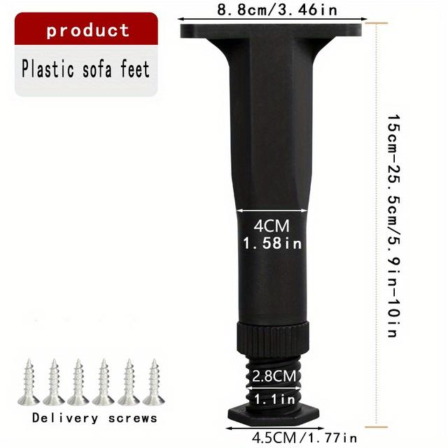 TEMU Műanyag ágykeret, támasztóláb keret, ágylábak, ágy aljzat kereszttartó, teherbírás-erősítés, támasztó rúd, középső láb, állítható szekrénylábak