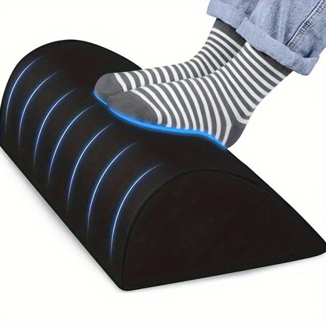 TEMU Polyurethane Foot Rest, Black
