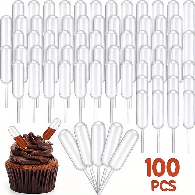 TEMU /100 Stück Macaroon mit 4 ml Fruchtjamschüsseln