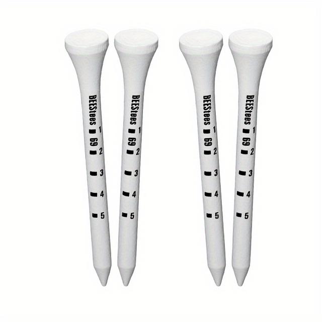 TEMU 100 Stück Golfballnägel, langlebige Golf-Tees aus Holz