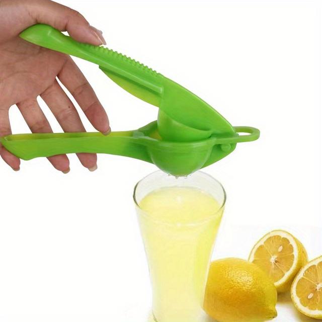TEMU 1 Manual Juicer Heavy-duty Plastic Lemon Orange Ginger Juicer With Pulp Filter Press - -use Hand- For, Camping, For Juice Extraction
