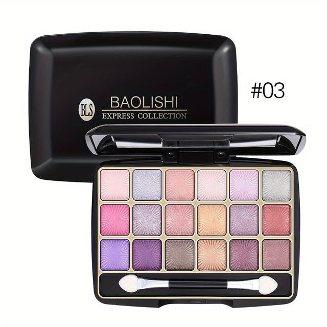 TEMU لوحة ظلال عيون مطفية بـ18 ظل، نهاية لؤلؤية من سكوالان النباتي بألوان الأرض، مستحضرات تجميل ظلال عيون طبيعية مختلطة طويلة الأمد، هدايا للنساء مع سكوالان النباتي