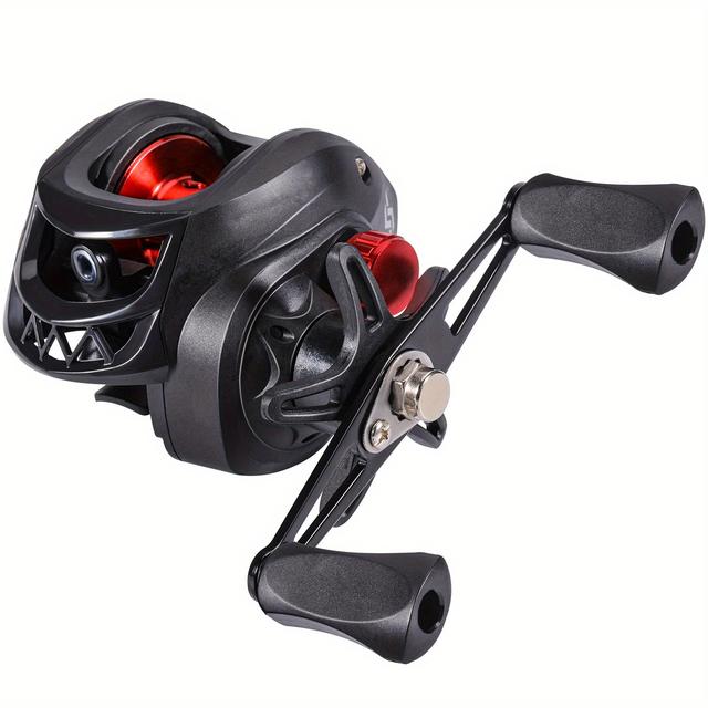 TEMU Sougayilang Angelrolle Baitcastrolle links/rechts mit 7,2:1 Übersetzungsverhältnis Baitcasting Rollen