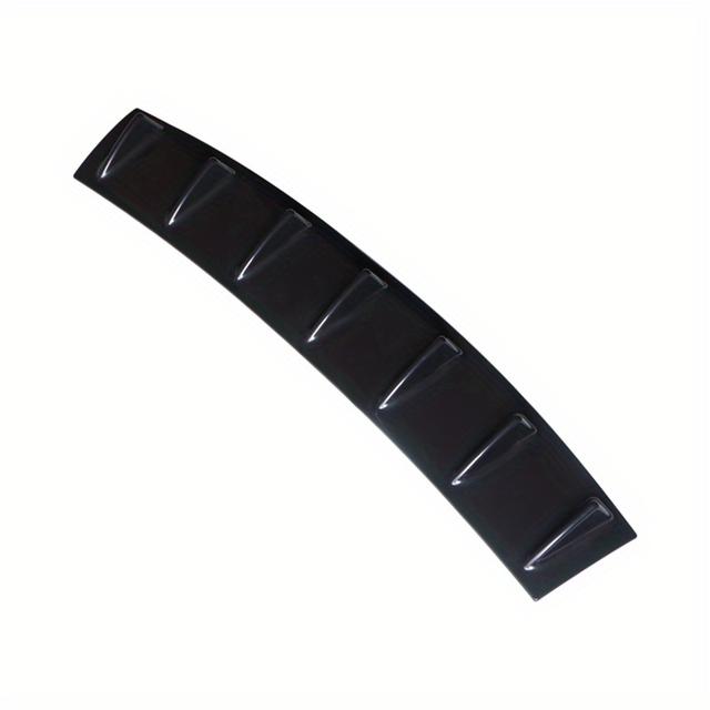 TEMU Universal Car Rear Bumper Lip 7-fin Abs Diffuser Without Drilling Personality Modification Accessories