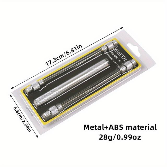 TEMU European Style Carp Fishing Gear Metal Hook 5pcs Set Hook Tool For Baiting