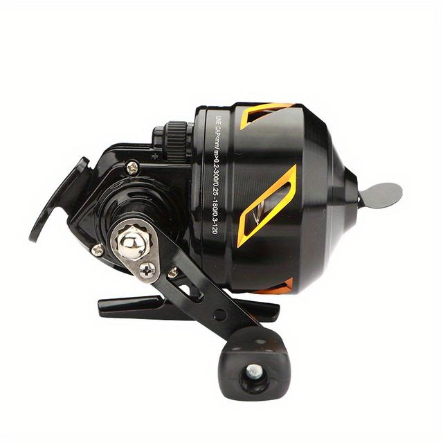 TEMU 3+1 Ball Spincast Fishing Reel - Button Bait Casting, 3.9:1 Gear Ratio, Built-in 30m 10lb Fishing Line - Fishing