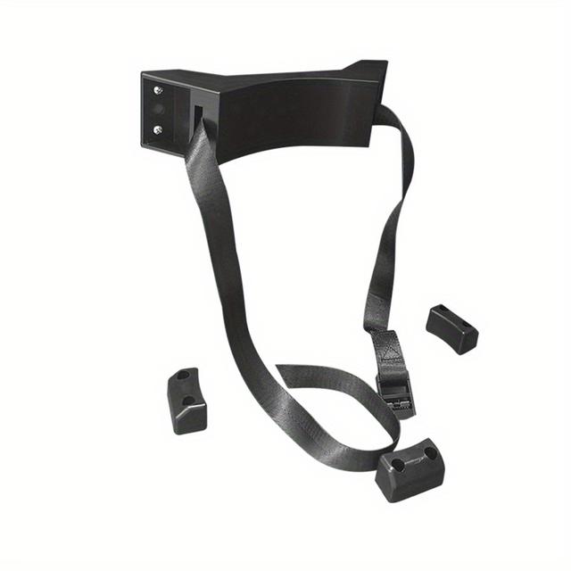 TEMU Robuste ABS-Propanflaschenhalterung mit Bodenfuß für Wohnmobile und Reisemobile - Sicherer Flüssiggasbehälterhalter in Blau und Schwarz