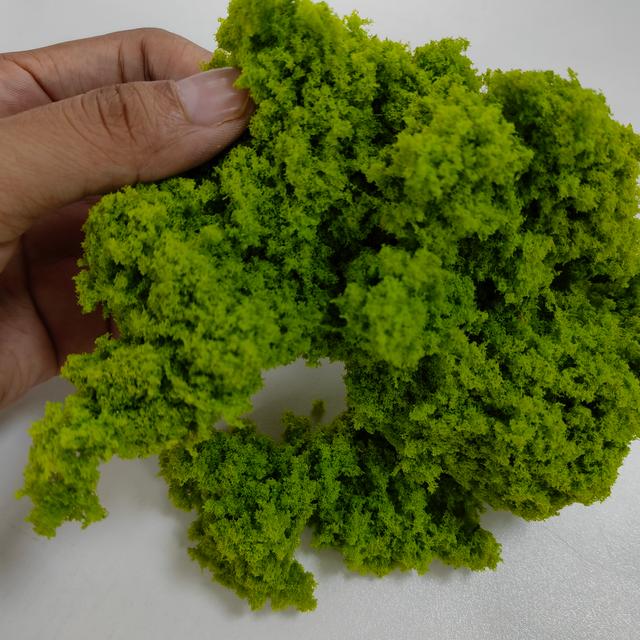 TEMU HO Skala Houbová Gumová Keř Miniatura Rostlinová Pudr pro Scénu Krajinný Model Diorama - Vzdělávací Koncentrace Fokus na Modelové Architektonické Sady