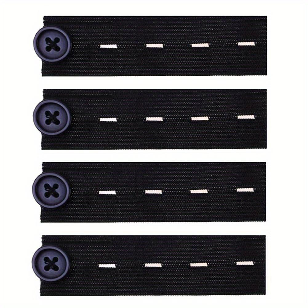 TEMU 4 Elastic Adjustable Belt Extenders For Pants