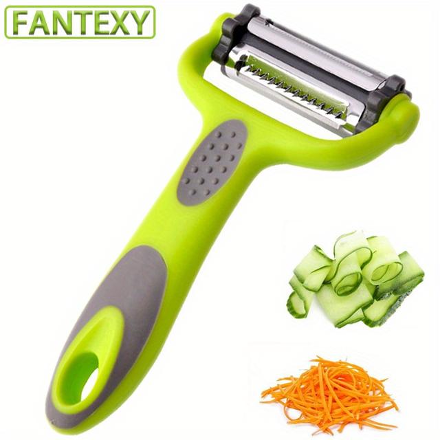 TEMU Multi-functional Peeler: 3-in-1 Rotary Peeler, Grater, And Convenient Melon Slicer