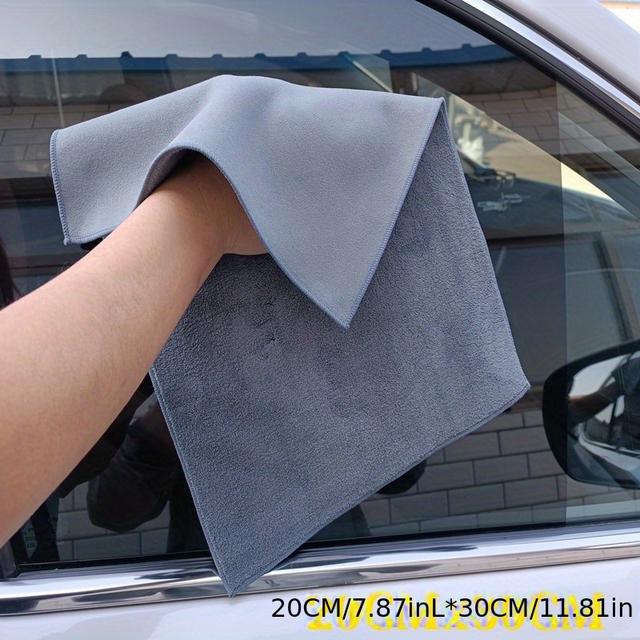 TEMU Toalla de Barco/Coche Ultra Absorbente de Ante y Terciopelo Coral - Sin Pelusa, para Pintura, Vidrio y Espejos - Paño de Limpieza Reutilizable y Lavable, 12x12" o 12x24