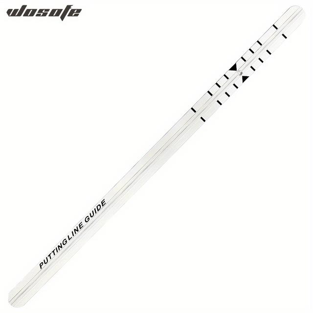 TEMU 1pc 골프 퍼팅 자, 골프 퍼팅 훈련 보조기구, 퍼팅 궤적 연습 정확한 거리 제어, 초보자 남성 및 여성을위한 정확도 개선 골프 액세서리