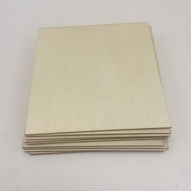 TEMU 10/30pcs 4 Inch (10cm) Wooden Chips Square Blank Wooden Chips Cutting Crafts For Diy Handmade