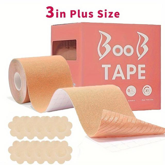 TEMU 3-inch Tape - 2.5cm Wide, 1.5m Length, Breathable Mesh For Enhanced Support & , Non-visible Underwire, Ideal For Casual Attire, Comfortable Underwear | Mesh Tape Design | Breathable Material