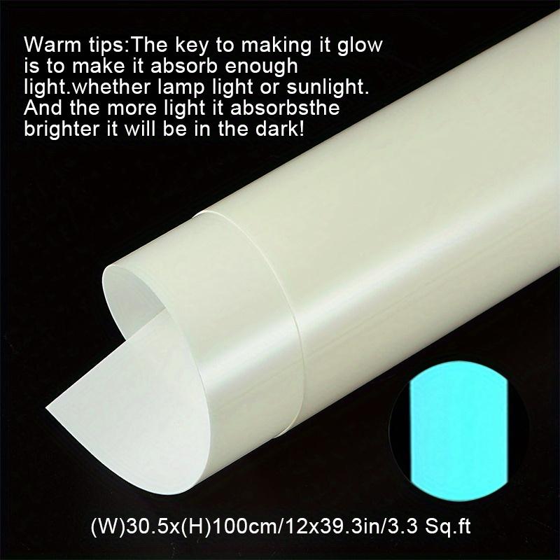 TEMU 1 Roll Luminous Pu Heat Transfer Vinyl Film Heat Press Iron On T-shirt Printing Sheet Clothing