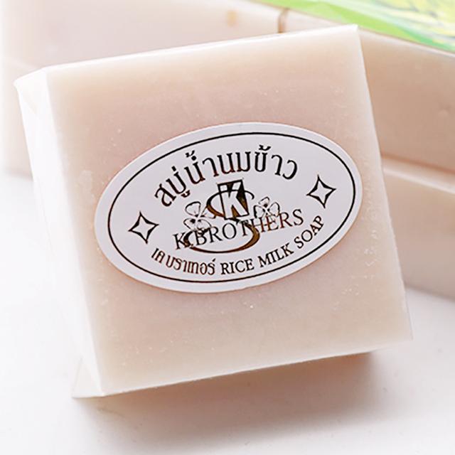 TEMU Thailand Milk Rice Soap Essential Oil Soap Bath 60