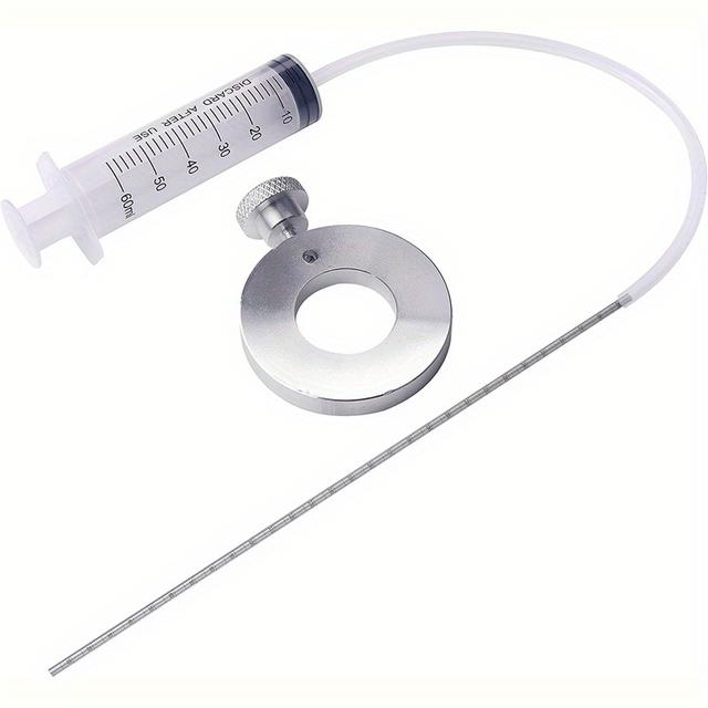 TEMU Motorcycle Fork Oil Level Tool Fork Oil Level Adjuster Fork Oil Tool Kit, Fork Oil Tool Gauge Suspension Level Tuning Syringe Capacity 60ml