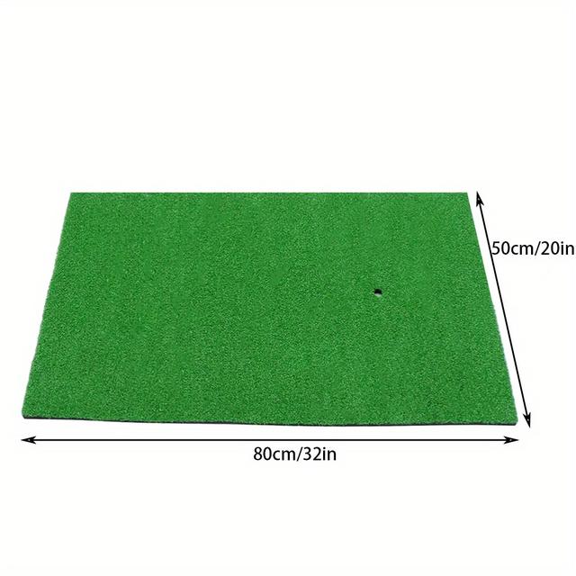 TEMU Tappetino da Golf | , Dimensioni Grandi 80Cm*50Cm, con Gomma, in SBR si Riprende Rapidamente Dopo Arrotolato, Utilizzato per la di Swing e Putting