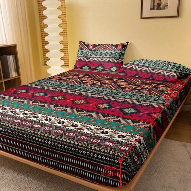 TEMU 1pc Of Printed Mattresses, Printed Mattresses For Bedroom Mattresses, Bedding