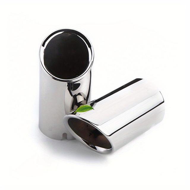 TEMU 76mm Exhaust Pipe Muffler Tip Cover For A4 B8, A3 8v, 8p, A1, Q5, A5, And For Vw B7, Cc, Tiguan - Car Styling Additions