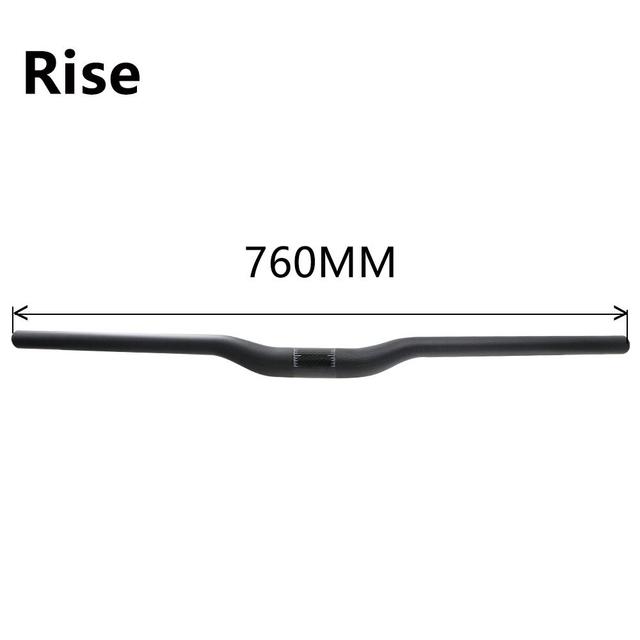 TEMU 3k Carbon Fiber Bike Handlebars - Matte Black, Fit For Mountain & Road Bikes, Swallow & Straight Options