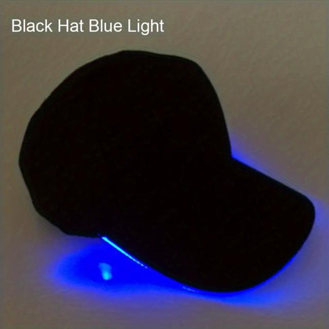 TEMU 1pc Led Illuminated Duckbill Hat, Creative And Fashionable Outdoor Sunshade Hat For Bar, Party, And Holiday Decoration, For Gifts