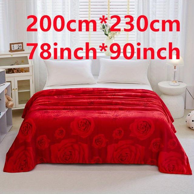 TEMU 1 con estampado de rosas para decoración de habitaciones de y verano, ideal para la cama y el sofá de , para uso diario, regalos para de San Valentín, de la y