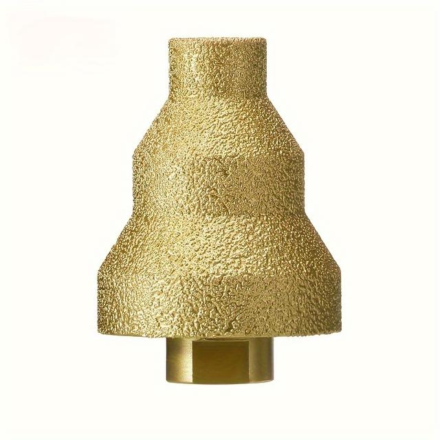 TEMU Broca de Chanfro Cônica M14 com Revestimento de Diamante - Uso Molhado/, Revestimento Dourado de Precisão para Azulejo, , - Ferramenta Durável de Perfuração e Chanframento