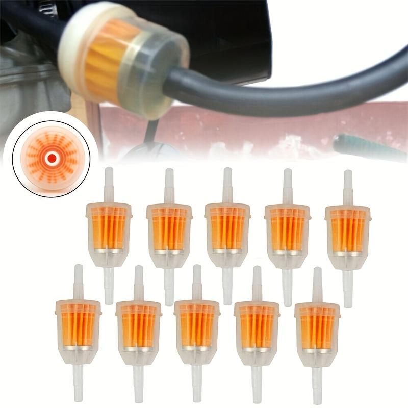 TEMU 10-pack/20-pack 6mm X 8mm 1/4" 5/16" Fuel Gas Filter, Suitable For Lawn Mowers, Motorcycles, And Other Small Engines