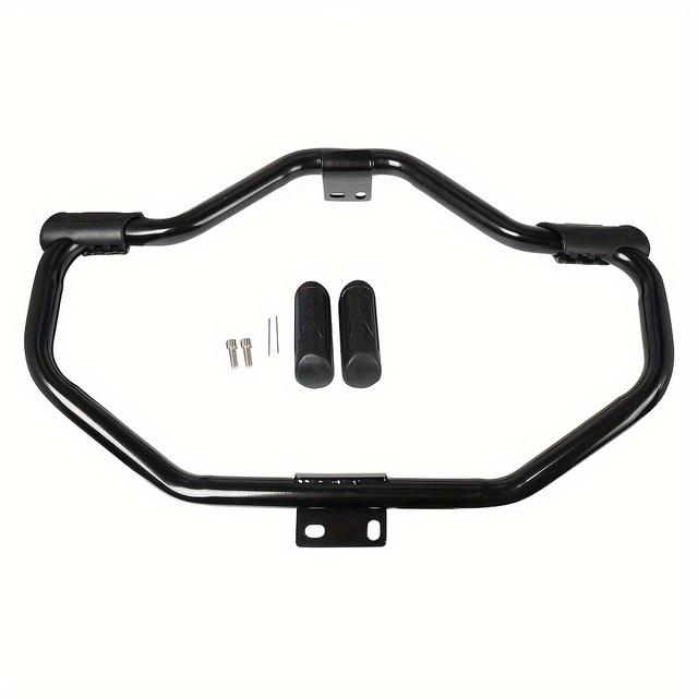 TEMU Motorcycle Mustache Highway Engine Guard Plate And Crash Bar, Suitable - Xl 1200 883 04-18 Iron 883 09-18 48 Xl