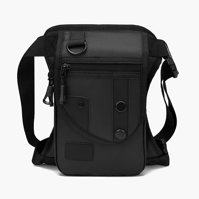 TEMU Sac de Jambe Oxford Élégant pour Hommes - Sac Banane Léger avec Sangle Réglable, Multiples Compartiments pour Activités en , Noir Tendance