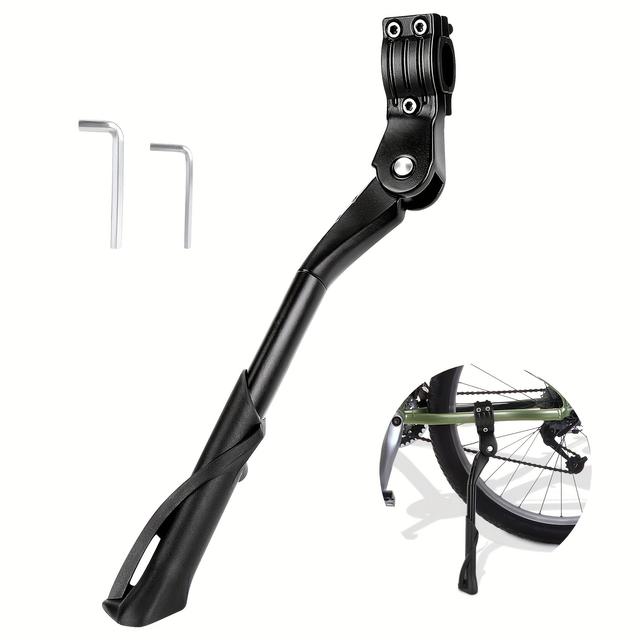 TEMU ขาตั้งจักรยานอลูมิเนียมอัลลอยปรับได้ - รูคู่, ขาตั้งยึดพื้นสำหรับจักรยานเสือภูเขาและถนน - อุปกรณ์เสริมสำหรับปั่นจักรยานกลางแจ้ง