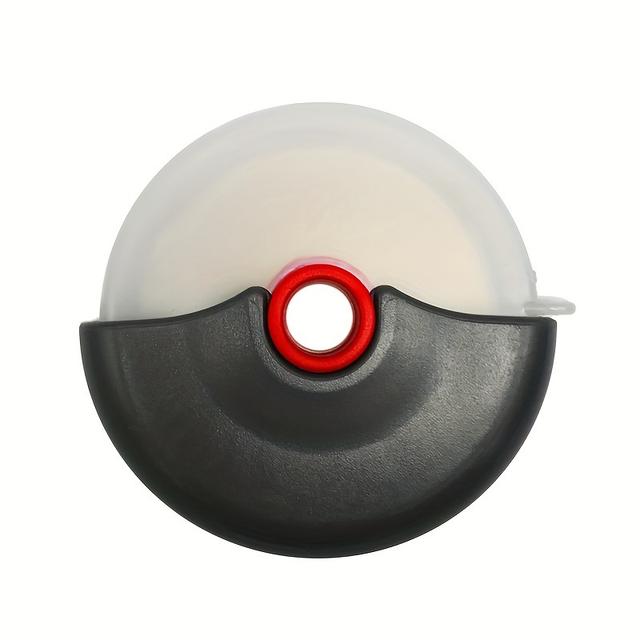 TEMU Stainless Steel Pizza Cutter With Protective Case - Detachable And Washable - Baking And Cooking - Assorted Colors