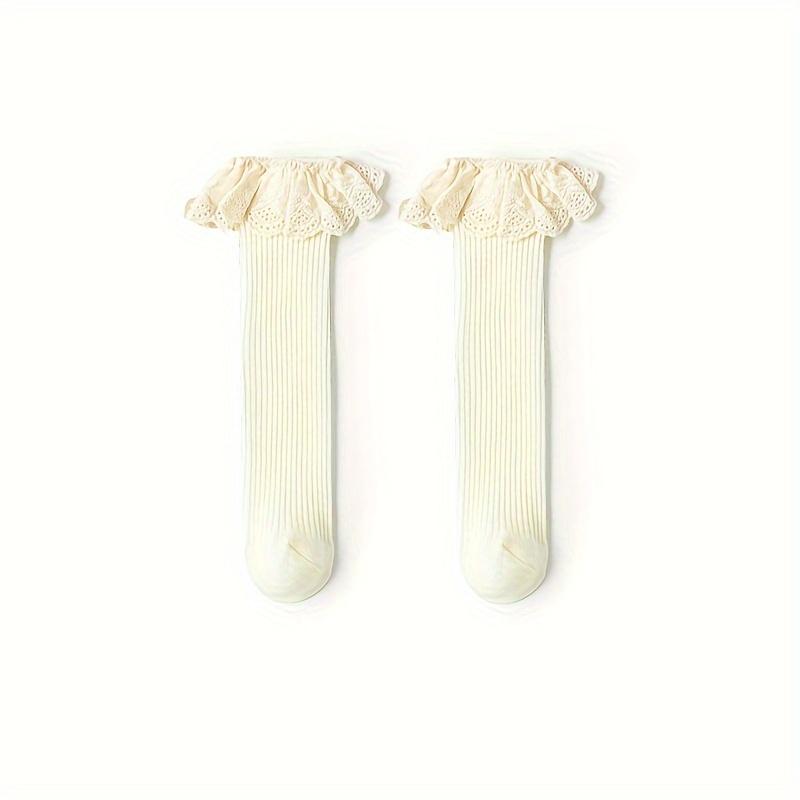 TEMU Children's Lace Calf Socks