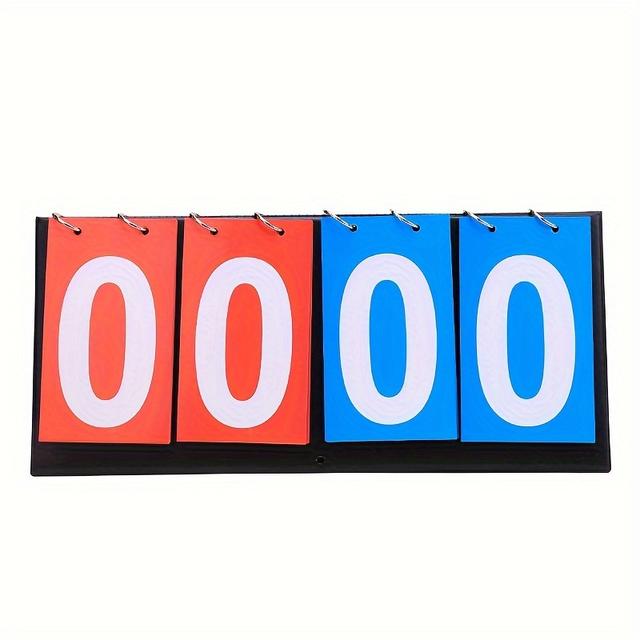 TEMU A Two-digit Scoreboard With -digit Multifunctional Score Counter, A Flip Score Counter For Table Tennis, And A Portable Four-digit Basketball , Without Battery