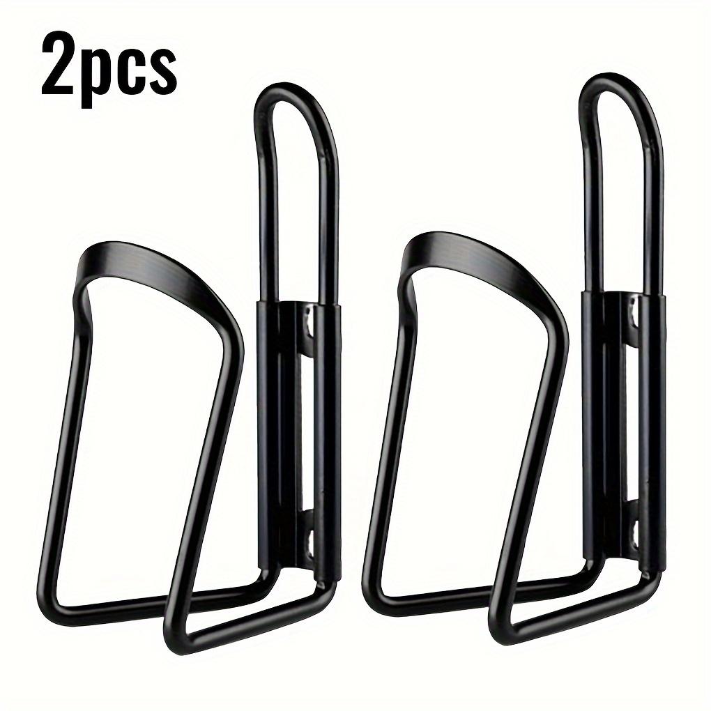 TEMU 2pcs Bike Water Bottle Holder Aluminum Alloy Water Bottle Cup Holder Outdoor Cycling Holder Black/silvery