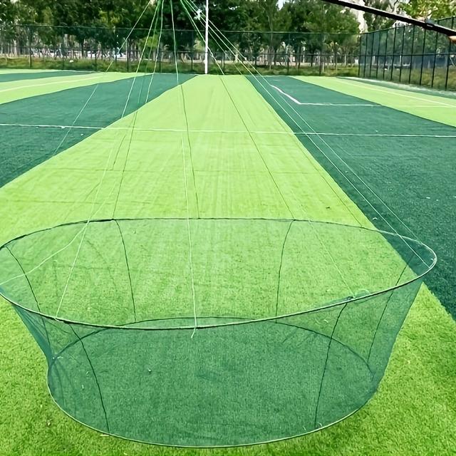 TEMU Collapsible Designed For Catching Crabs, Featuring A Rope And A Hand-casting Mesh Trap Suitable For , Lobsters, Crawfish, And Shrimp. This Foldable Net Is Ideal For Landing Prawns And Used In ,