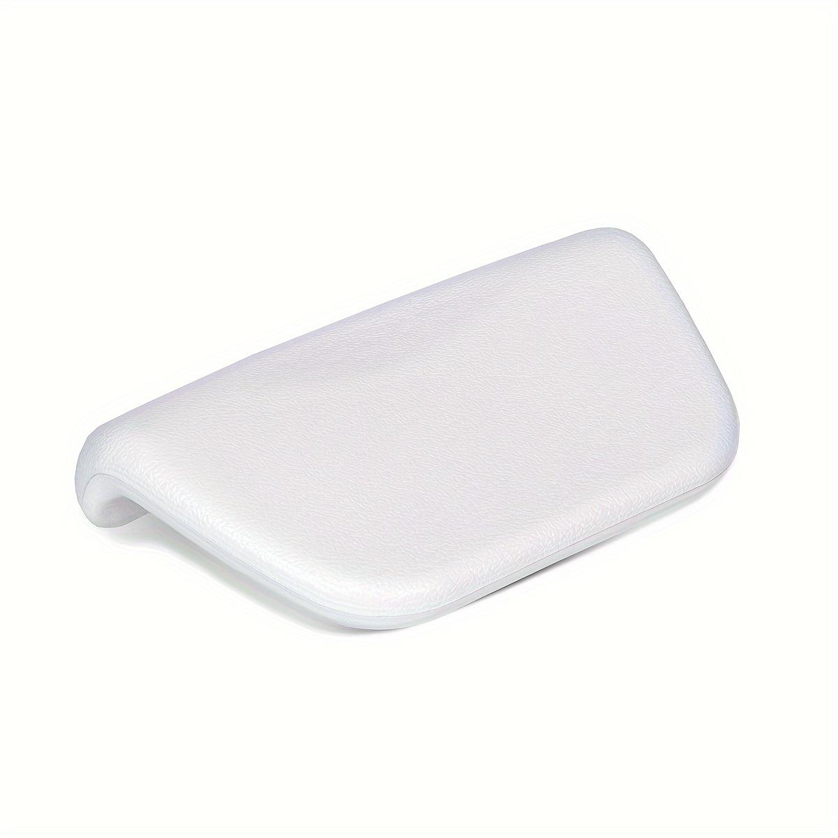 TEMU Spa Bathtub Pillow Non-slip Bathtub Headrest Medium Soft Waterproof Bathtub Pillow With Suction Cups Easy To Clean Bathroom Accessories