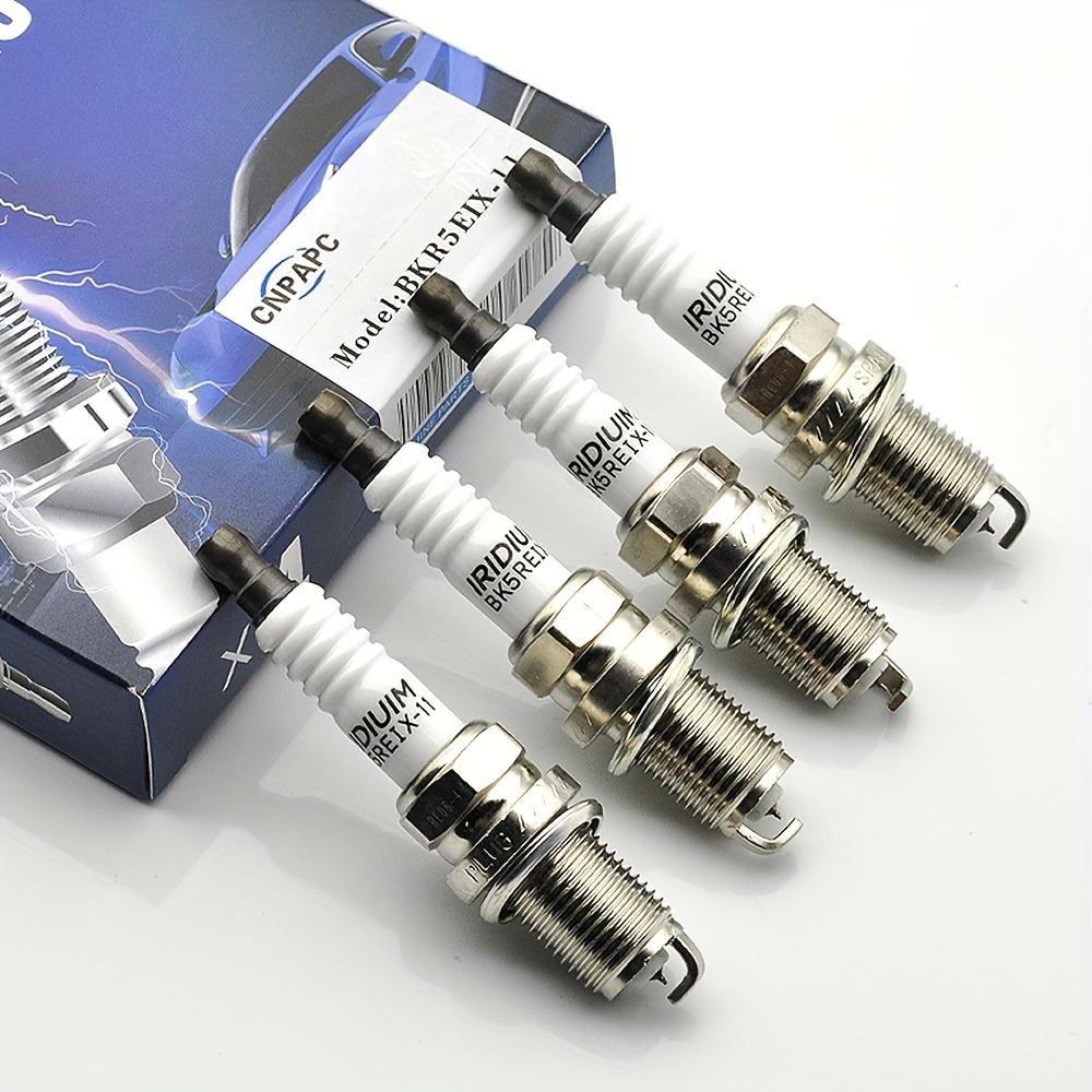 TEMU 4pcs Real Iridium Spark Plugs Bkr5eix-11 5464 For Geo For For For For