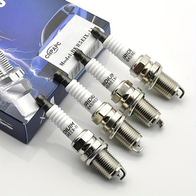 TEMU 4pcs Real Spark Plugs Bkr5eix-11 5464 For Geo For For For For