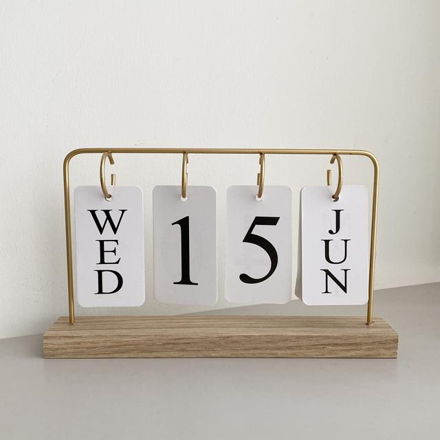 TEMU Creative Calendar Mini Diy Desktop Calendar, Office Desktop Decoration, Holiday Decoration Calendar