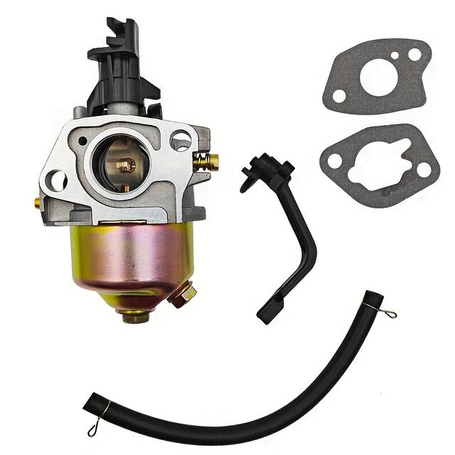 TEMU 168F Karburátor 5.5HP és GX200 6.5HP benzines generátorokhoz tervezve, beleértve a tömítőanyag készletet fűnyíró cserealkatrészekhez P19