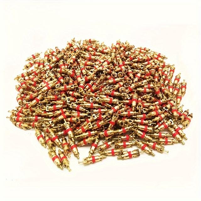 TEMU 50pcs Universal Tire Valve Core Kit - Durable & Seamless Maintenance For Cars, Bikes, Ac Pipes & Rvs - Accessories