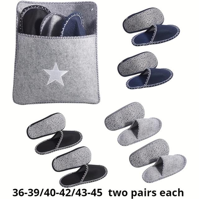 TEMU Unisex Einfarbige Warme Hausschuhe, Geschlossene Zehen Leichte Flache Gästehausschuhe, Rutschfeste Plüsch Reise Bequeme Schuhe