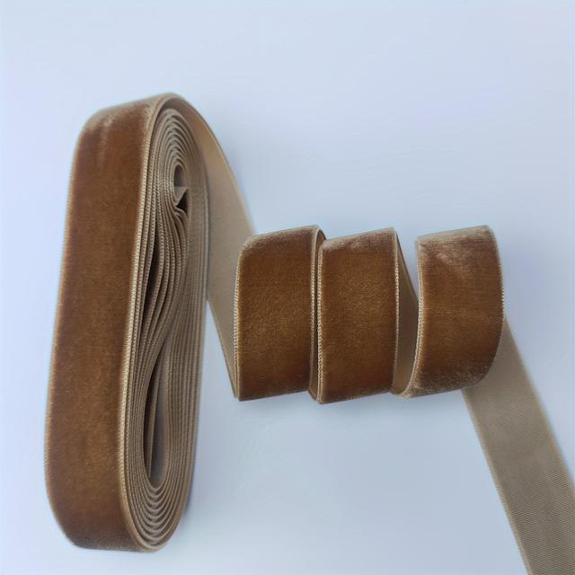 TEMU 3 méter 20 mm-es bársony szalag csipke ajándékcsomagoláshoz, DIY ékszerkészítéshez, bársony medál nyaklánchoz, esküvői girlandhoz, karácsonyi parti dekorációhoz