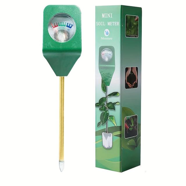 TEMU 1pc, Soil Sensor Tester Plant Soil Plant Moisture Meter Soil Hygrometer Sensor For Garden Lawn Farm Indoor Outdoor No Battery Required